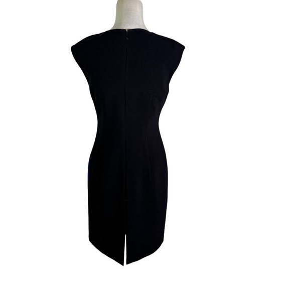 Ellen Tracy Blooms Multi Floral Sleeveless Dress Black Size 6 - Picture 5 of 11